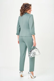 Костюм брючный 2848 серо-голубой DOGGI