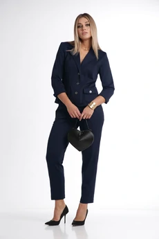 Костюм брючный 2848 темно-синий DOGGI