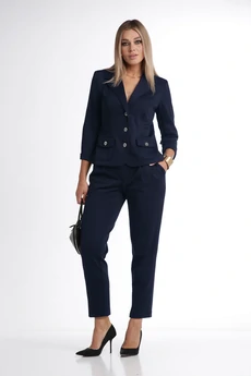 Костюм брючный 2848 темно-синий DOGGI