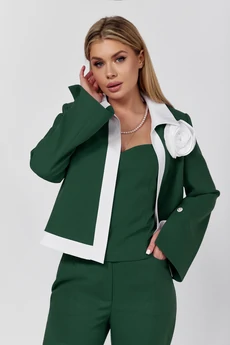 Костюм брючный 2921 изумруд DOGGI