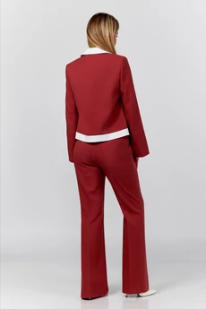 Костюм брючный 2921 красный DOGGI