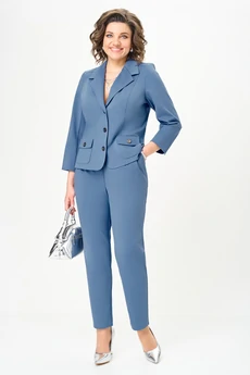 Костюм брючный 2848 голубой Ladysecret