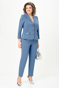Костюм брючный 2848 голубой DOGGI
