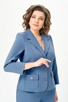 Костюм брючный 2848 голубой Ladysecret