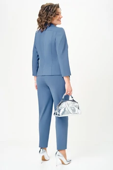 Костюм брючный 2848 голубой Ladysecret