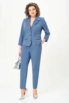 Костюм брючный 2848 голубой Ladysecret