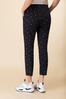 Брюки 3225-2 синий горох Дали