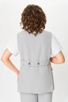 Костюм брючный 3715-2 серый Дали