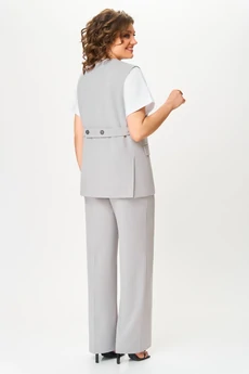 Костюм брючный 3715-2 серый Дали