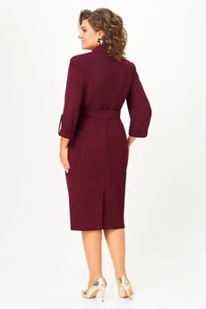 Платье  3738 бордо Дали