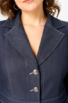 Костюм с юбкой 3746-2 джинс Дали