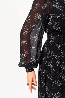 Платье 3749 черный Дали