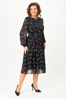 Платье 3749 черный Дали