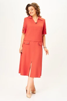 Костюм с юбкой 3750-2 терракот Дали