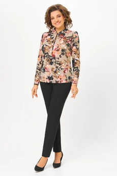 Блузка 4068-1 бежевый Дали