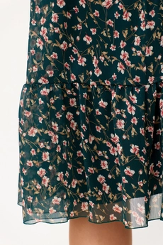 Платье 4560-1 зелень Дали