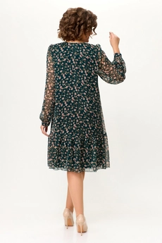 Платье 4560-1 зелень Дали