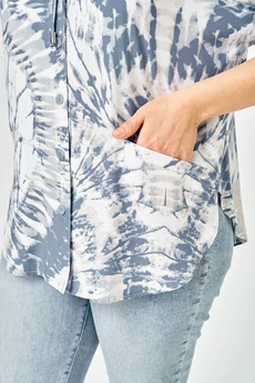 Блузка 4579 мультиколор Дали