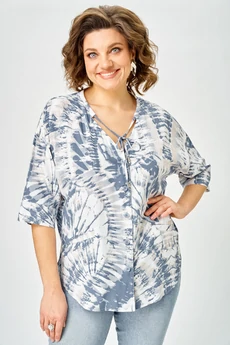 Блузка 4579 мультиколор Дали