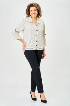 Блузка 4586 молочный Дали