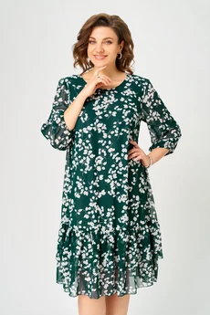 Платье 4632 зелень Дали