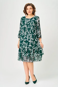 Платье 4632 зелень Дали