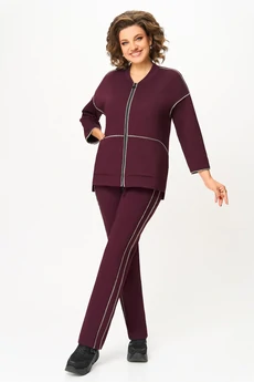 Спортивный костюм 5730-2 баклажан Дали