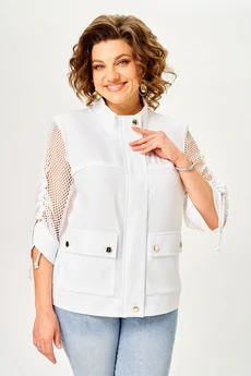 Жакет 5760 белый Дали