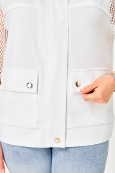 Жакет 5760 белый Дали