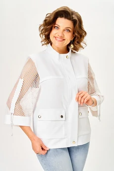 Жакет 5760 белый Дали