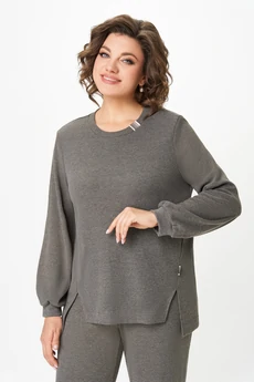 Костюм брючный 5738-2 серый Дали