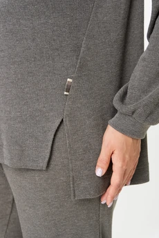 Костюм брючный 5738-2 серый Дали