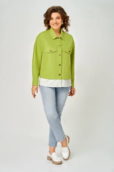 Жакет 5814 олива Дали