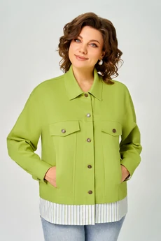 Жакет 5814 олива Дали