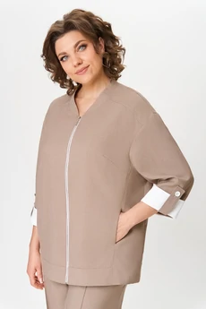 Костюм брючный 7082-2 капучино Дали