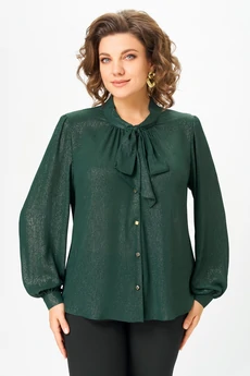 Блузка 7050 зелень Дали