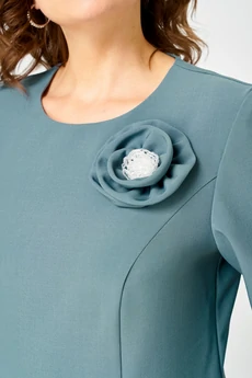 Костюм с юбкой 7055-2 морская волна Дали