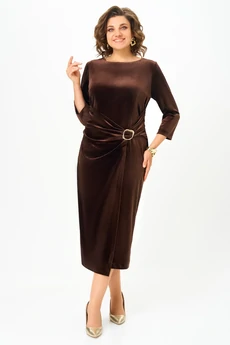 Платье 7062 шоколад Дали