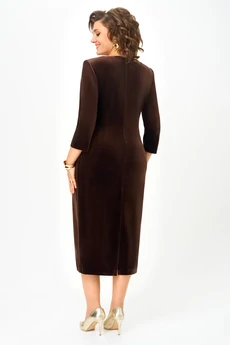 Платье 7062 шоколад Дали