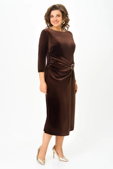 Платье 7062 шоколад Дали