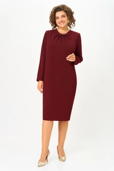 Платье  7067 бордо Дали