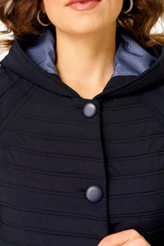 Пальто 7074 чёрное Дали