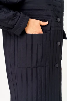 Пальто 7074 чёрное Дали