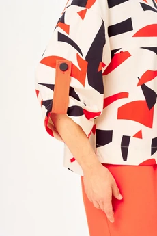 Костюм брючный 7076-2 мультиколор Дали