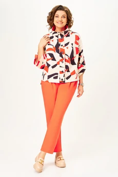 Костюм брючный 7076-2 мультиколор Дали