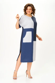 Платье 7077 геометрия Дали