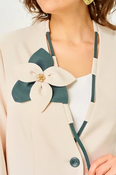 Костюм брючный 7079-2 морская волна Дали