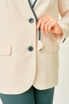 Костюм брючный 7079-2 морская волна Дали