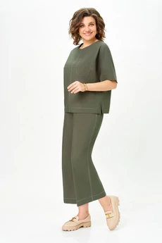 Костюм брючный 7082-2 хаки Дали