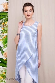 Туника 8020 голубой Daloria